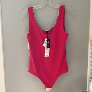 Express Body Contour Pink Bodysuit